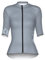 INBIKE Radtrikot Damen Kurzarm Fahrradtrikot Sommer Atmungsaktiv Trikot Fahrrad Rennrad Shirt Fahrradbekleidung Grau L