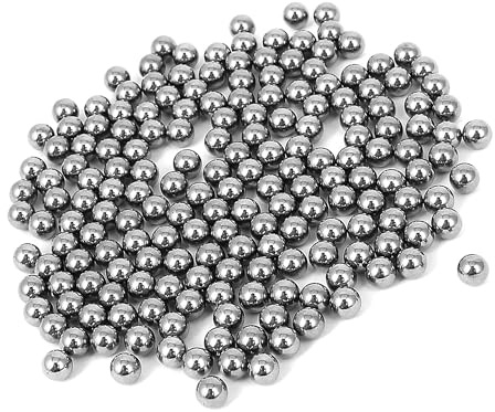 A ABSOPRO Cuscinetti a Sfera per Ruote di Bicicletta, Diametro 4 mm, tonalità Argento (Set da 200)