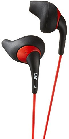 JVC HA-EN10-E Écouteurs Gumy Sport Intra-Auriculaires - Noir/Rouge