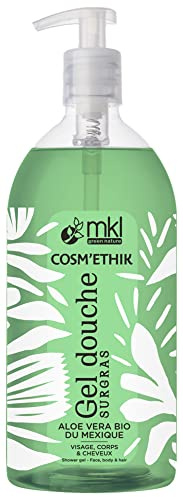 MKL Green Nature Cosm'Ethik Gel Douche Surgras Aloe Vera Bio du Mexique 1 L