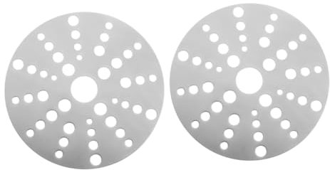 NAMOARLY 2 Stück Wärmeleitplatten Aus Edelstahl 18cm Induktionskochfeld Wärmeverteiler Schnelle Und Gleichmäßige Wärmeleitung Hitzebeständig Küchenhelfer Für Herd Und Kochtopf