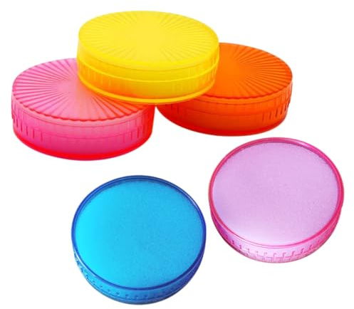 Angoily 5Pièces Éponge Humidificateur de Doigts Antidérapante Lot pour Comptage de Magasin Banque et Bureau Outil Pratique Cylindre pour Humidifier et Efficacité