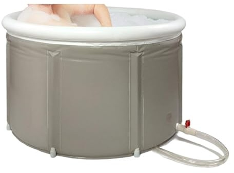 ENWWCH Baignoire Pliable Baignoire Pliable Portable, Bain de Glace et Bain à remous Froid for Adultes, for Cabine de Douche pour Le Bain De Glace & Chaud
