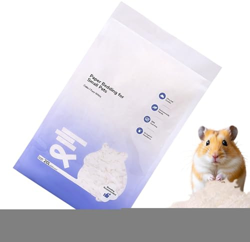 Kleintier Einstreu | Natürliches Papier Kleintierstreu - Geruchskontrolle Wasseraufnahme Für Hamster Kaninchen Zubehör