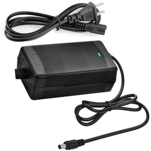 [Verified Fit] 54.6V Charger for AMYET EB26, V9 G60, G60 S8, Caroma E66 Pro, P1 P2 P3, Heybike Race Max Sola Horizon Cityrun Tyson 48V 7.8Ah–15Ah Battery Power Adapter Cord, Barrel Tip(NOT 3-pin)