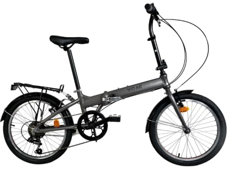 Basis Bikes YOAC Alloy Folding Bike, 20in Wheel - Anthracite