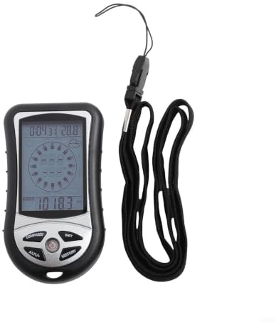 Honseadek Altitude Meter For Outdoor Travel, Electronic With Backlight, Pocket Weather Station For Hiking, Handheld Altimeter Barometer