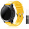 TOPsic Garmin Fenix 5 Cinturino, Braccialetto Morbido di Ricambio in Silicone per Garmin Fenix 5 / forerunner 935 Smart Watch (NON per Fenix 5X o 5S) (Yellow)