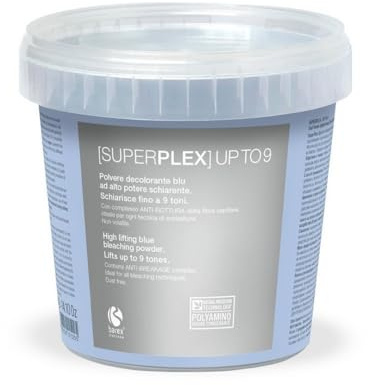 Barex Decoloranti, Superplex Up To 9 Polvere Deco Blu, 400Gr