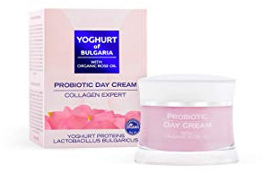 Crema de día probiótica, Colágeno Expert con aceite de rosa orgánico 50ml