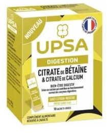 UPSA Citrate de Bétaïne et Citrate de Calcium 10 Sachets
