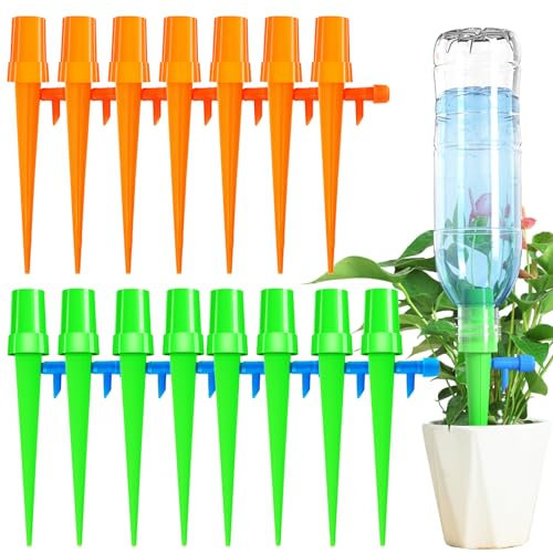 Automatische Bewässerung Garten, Bewässerungssystem set 20.5mm-28mm Bewässerungsgeräte Tröpfchenbewässerung für Garten Pflanzen Bewässerung Blumen Gewächshäuser und Urlaub