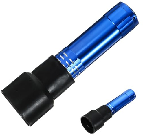 Hemobllo Lampada per Speratura Uova Tester Uova Speratore Attrezzatura Incubazione Fredda Strumento Polli Utilizzo Facile Trasporto Comodo Luce Fredda Intensa Monitoraggio Sviluppo