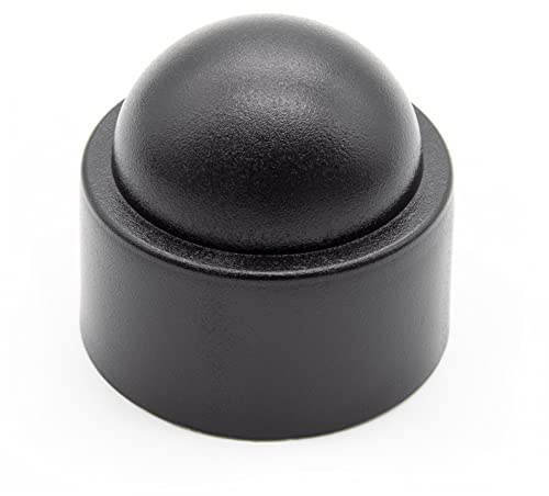 Enkotrade Lot de 4 capuchons de protection pour vis et écrous hexagonaux M16 - Noir - Largeur de clé 24