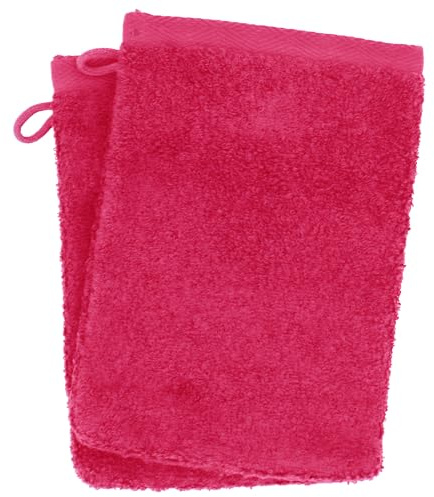 Linnea Lot de 2 Gants de Toilette 16x21 cm Softy Fuschia