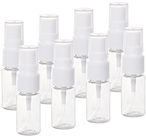 Prmape 8 Pièces Flacon Spray Vide 10ml Vaporisateur Parfum Rechargeable Atomiseur de Poche Petit Vaporisateur Vide pour Huiles Essentielles, Aromathérapie, Parfums, Massages