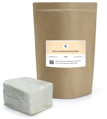 New Pure African White Ivory Shea Butter 5Lbs Premium 100% Natural Virgin RAW Organic Grade A Unrefined Ghana Skin Beauty Care Face Body Hair Scalp Non GMO Natural Karite Organics