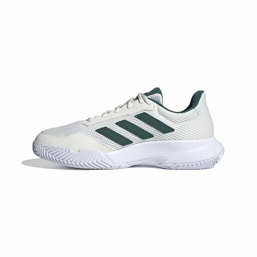 adidas Unisex - Adulto Court Spec 2 Tennis Shoes, off White/Collegiate Green/Cloud White, 46 2/3 EU