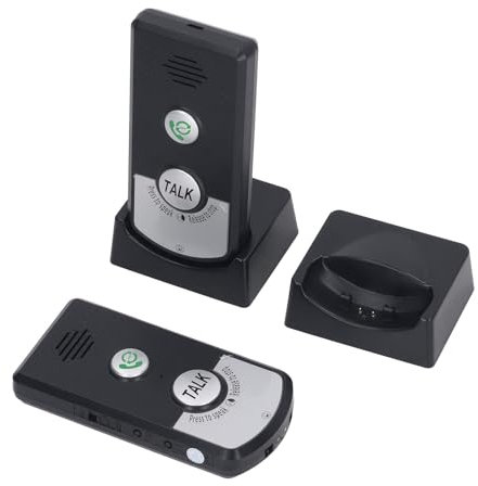 2-Wege-Sprach-Gegensprechanlage, Wasserdichtes Kabelloses Türklingelsystem für das Heimbüro, Große Reichweite 1000 M