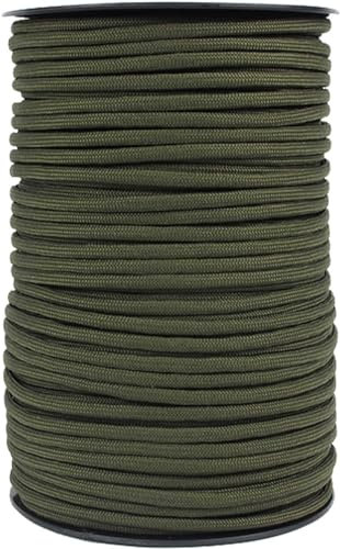100m 550 Standard Militaire 9-Core Paracord Corde 3mm extérieur Parachute Cordon Camping Survie Parapluie Tente lanière Sangle Bundle (02)