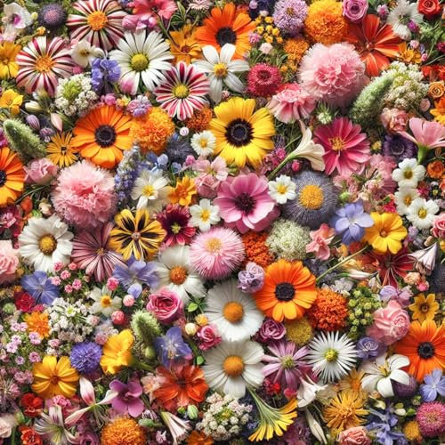 Welldales 100 Mixed Busy Bee and Butterfly Flower Seeds UK Yearlong Annuals & Perennials