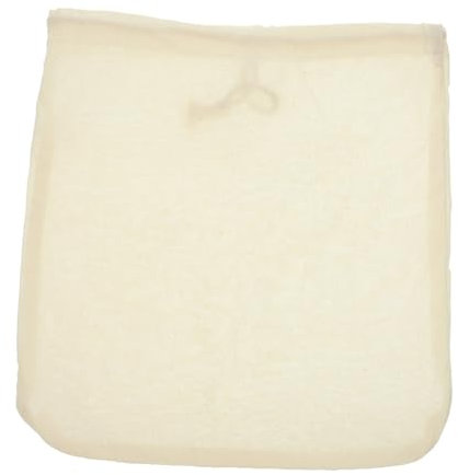 OKUMEYR Sacchetto Filtro Riutilizzabile Per Latte Di Noce Sacchetto in Cotone Per Filtrare Alimenti Per Succhi e Bevande