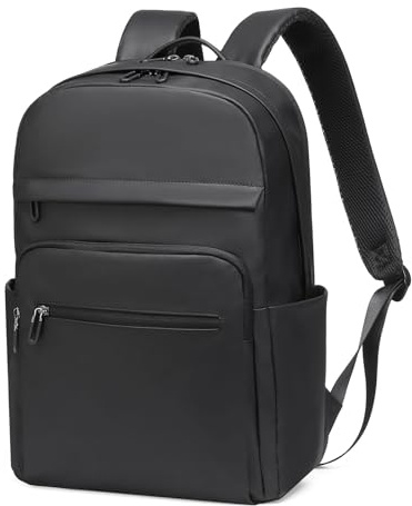 SUIKIHUM Black Backpack for Men, Laptop Backpack for Work, Anti-Theft Travel Carry On, 16 Inch Computer Bag, Water Resistant, TSA Approved, College Business Rucksack