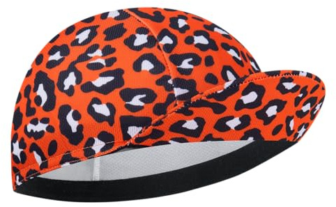 Cappellino Ciclismo Uomo in Poliestere - Berretto Sottocasco Traspirante con Protezione UV e Fascia Assorbente, Copricapo Sportivo per Bici da Corsa, Mountain Bike e attività Outdoor(Unisex)