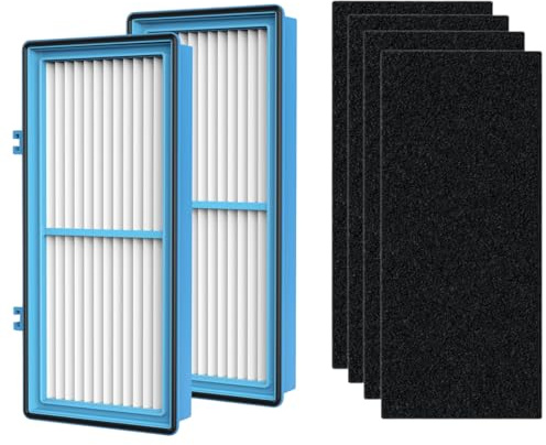 HAPF 30AT Filter Replacement for Holmes AER1 Air Purifier, Replacement Filters for HAPF30AT and HAP242-NUC (2 Ture HEPA Filters + 4 Carbon Filters)