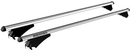 MENABO Barre PORTATUTTO Portapacchi Suzuki Vitara dal 2015 in Poi con Railing (CORRIMANO) INTEGRATI