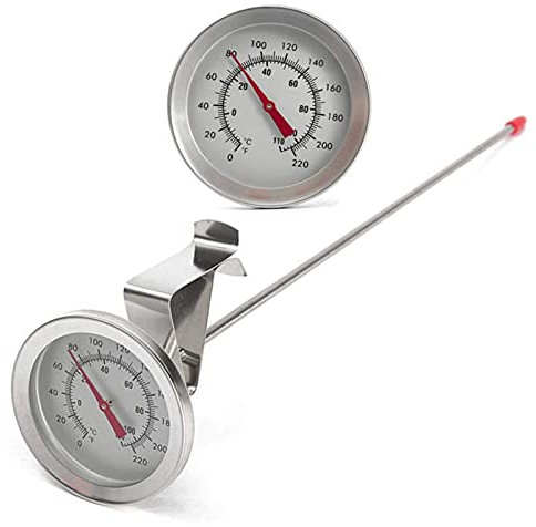 Termometro Digitale Kettle Clip su Quadrante Birra fatta in casa Vino Termometri Acciaio Inossidabile Display LCD Sonda Temperatura Yogurt con Latte Caldo Utensili da Termometri