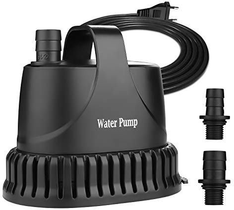 NO.17 Pompe à eau submersible 15W, 800 L/H pompe pour aquarium Pompe de bassin ultra-silencieuse sous-marine pour étang, fontaine de jardin aquarium