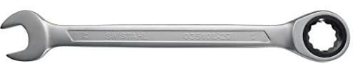 SW-Stål 03510L-27 Gaffelringsnyckel 27 mm - Spärrfunktion med 72 Tänder