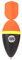 Spro Oval Darter Float Segelpose - Raubfischpose, Hechtpose, Tragkraft:10g