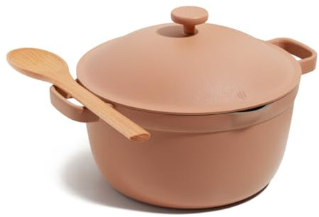 Our Place Perfect Pot - 5.2 L. Nonstick Ceramic Sauce Pan with Lid | Versatile Cookware for Stovetop and Oven | Steam, Bake, Braise, Roast | PTFE and PFOA-Free | Toxin-Free, Easy to Clean | Spice