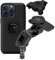 Quad Lock Motorcycle Fork Stem Phone Mount PRO Kit with Vibration Dampener and iPhone 15 Pro Max MAG Case