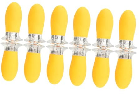ibasenice 12 Pezzi supporti per pannocchie di mais Accessori per grigliate Forchette per mais compatte forchetta spiedo pannocchia porta mais per pannocchie detentori di mais Gel di silice