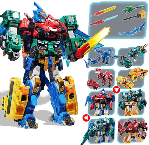 QUANTUM HEROES DINOSTER 4-in-1 Robot Mega Metatron 16.1in – Ages 5+