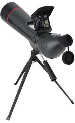 VBESTLIFE Spotting Scope, 4K 30MP Spotter Scope with 18x Digital Zoom 350x Magnification, Dual Screen Display, for Astronomy, Bird Watching