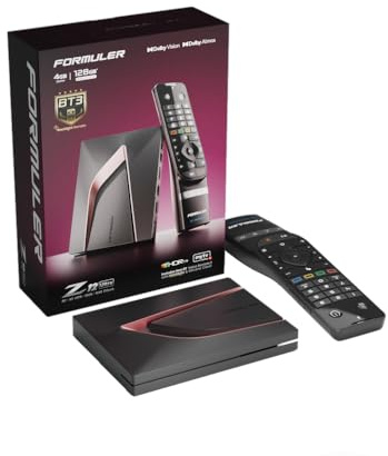 Formuler Z12 Ultra - Android TV 4K 60 fps, 128 GB, Wi-FI 6e, Dolby Vision och Dolby Atmos, GTV-BT3-fjärrkontroll, MYTVOnline 3