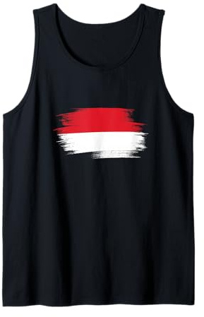 Indonesia Indonesian Flag Bali Jakarta Men Women Kids Tank Top