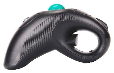 UTHCLO Souris sans Fil à Boule de Commande Opération Confortable 2.4ghz Port USB 5 Touches Forme Dauphin en Plastique pour Ordinateur Portable