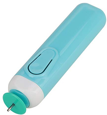 Omabeta Elektrisk Quillingpenna, Elektriskt Rullande Verktyg med öppningar Automatiserad Pappersvolym Curlingpenna för Kort Packaging Arts (Blå)