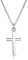 Philip Jones Silver Plated Cross Necklace