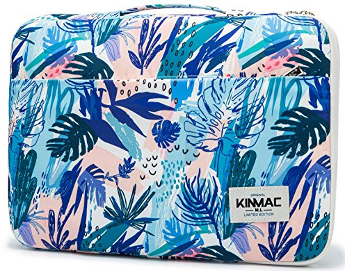 Kinmac 360° skyddande laptopfodral, väska, skydd med handtag för MacBook Pro 16 tum, 16 tum HP, Lenovo, Dell, ASUS, Acer Ultrabook och affärslaptop (havsgräs)