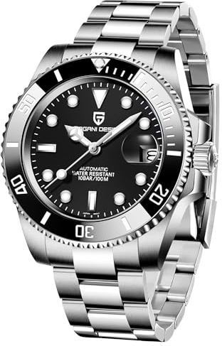 PAGRNE DESIGN - -Armbanduhr- PD-1661MM-B (Alles schwarz)