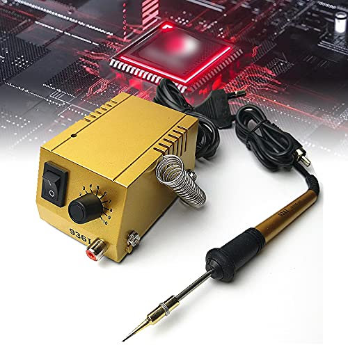 Estación de Soldadura Mini de Alto Rendimiento - 10 Velocidades, Soldador Regulable, 50-450 °C, Sin Plomo