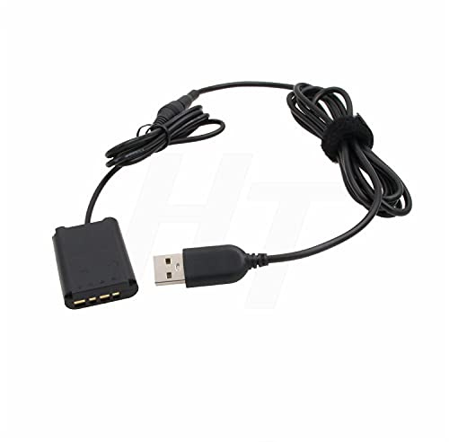 HangTon 5V USB zu NP-BX1 Dummy-Akku für Sony ZV1 M4 M7 RX100 RX1R WX800 HX99 Kamera