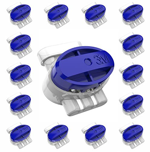 Pack of 20 Cable Connectors Grease Filling Single Core Connector Connection Clamps Boundary Cable Robotic Lawnmower Compatible with Gardena/Bosch/Husqvarna/WorX/Honda/Robomow/iMow