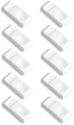 ASDUU Essstäbchenhalter aus Keramik, blau-weißer Porzellan-Essstäbchenständer für Home-Party, 10 Stück, Dekoration, Geschenk